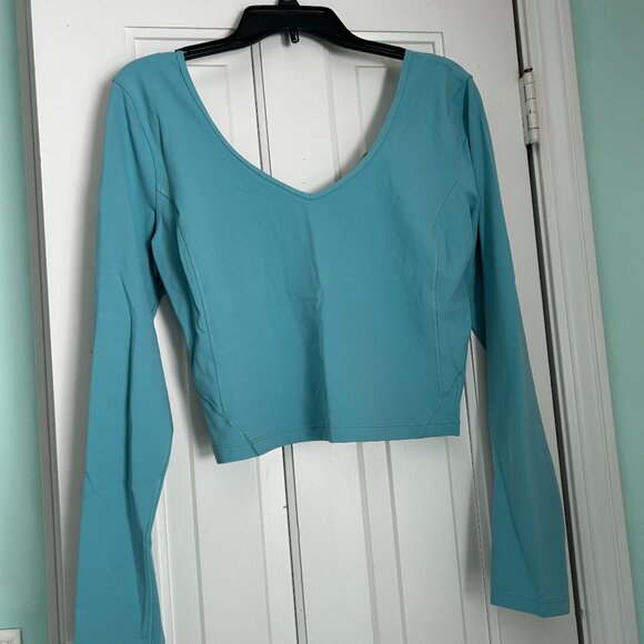 lululemon athletica Tops - Lululemon Align Long Sleeve Tidal Teal Size 12